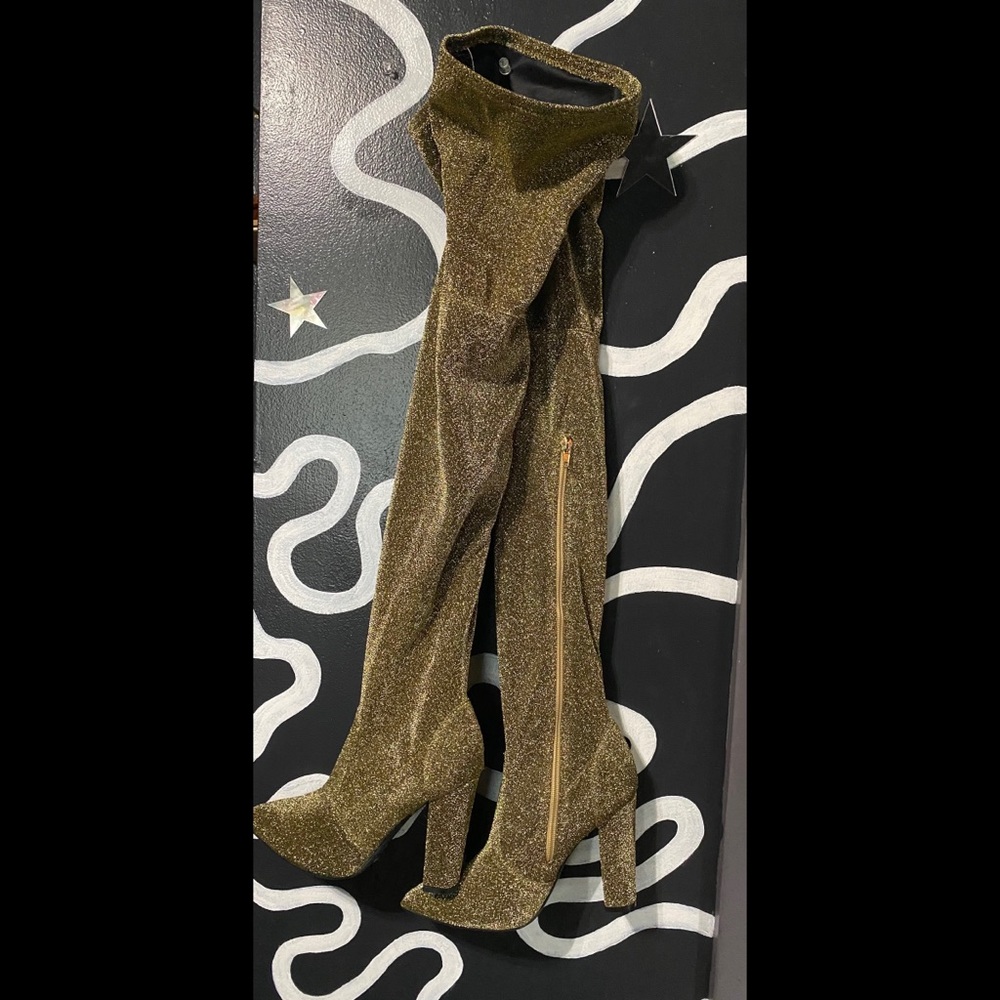 Gold Boots!! Bamboo brand